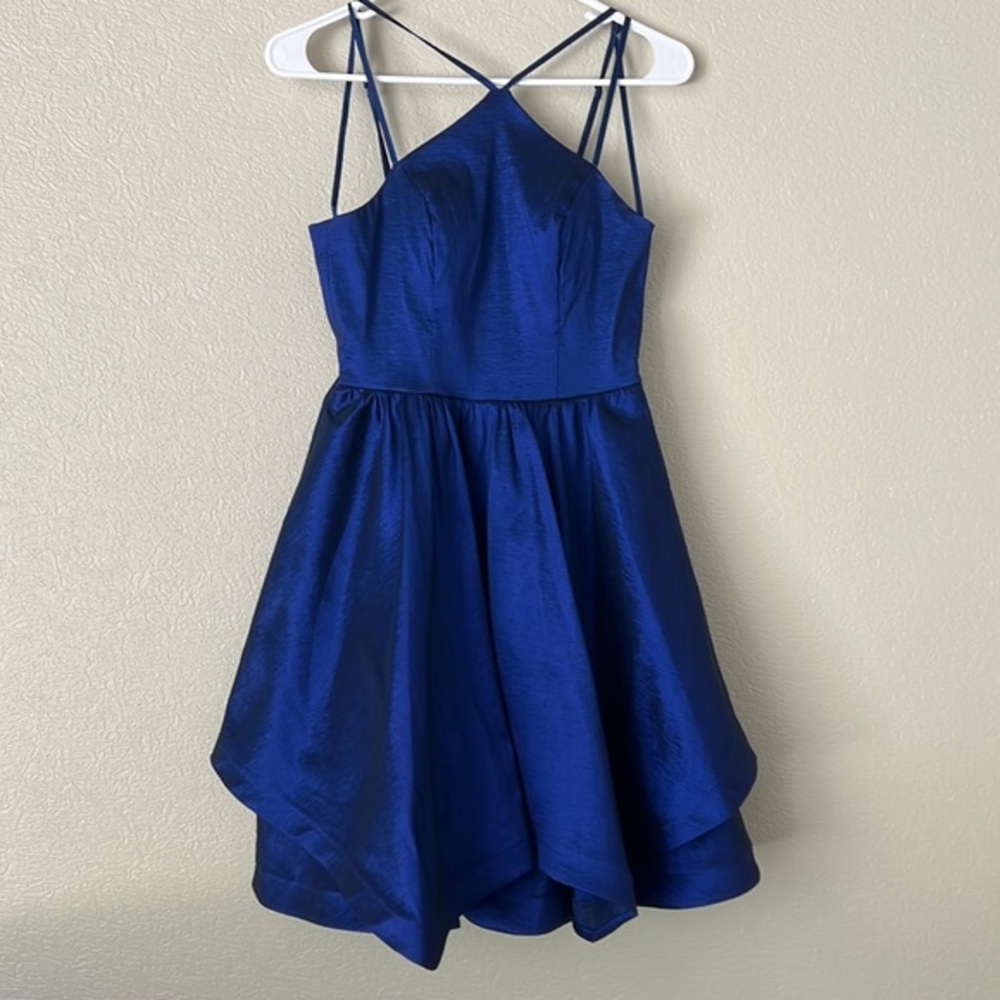 Seguin Hearts Blue Homecoming Dress